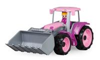 Lena tractor Truxx meisjes 37 x 17 cm roze/grijs 2 delig - thumbnail