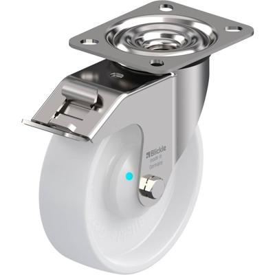Blickle LEX-PO 125KAD-FI Zwenkwiel met rem Wieldiameter: 125 mm Draagvermogen (max.): 150 kg 1 stuk(s)
