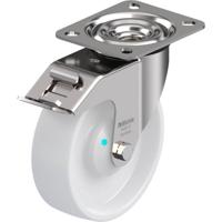 Blickle LEX-PO 125KAD-FI Zwenkwiel met rem Wieldiameter: 125 mm Draagvermogen (max.): 150 kg 1 stuk(s) - thumbnail