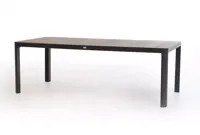 Trestino dining tuintafel gironde 220x100x74.5cm antraciet - thumbnail