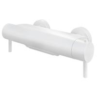 Hotbath Buddy thermostatische badmengkraan met cascade uitloop mat wit B021WH - thumbnail