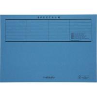 Vouwmap Secolor A4 100% gerecycled karton 250gr blauw - thumbnail