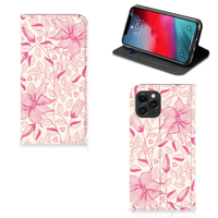 Apple iPhone 11 Pro Smart Cover Pink Flowers - thumbnail
