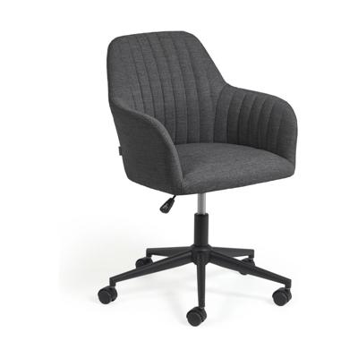 Kave Home Bureaustoel 'Maddina' kleur Donkergrijs Kave Home Bureaustoel 'Maddina' kleur Donkergrijs