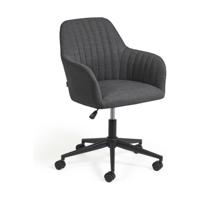Kave Home Bureaustoel 'Maddina' kleur Donkergrijs - thumbnail