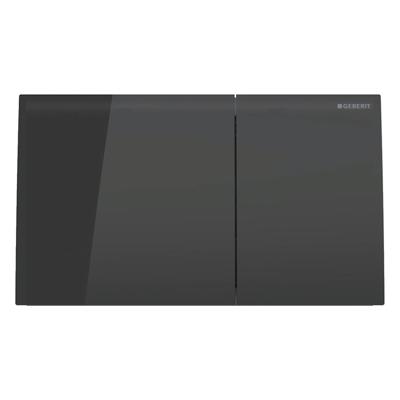 Geberit Drukplaat Sigma 70 Frontbediening 2-toets Glas Zwart