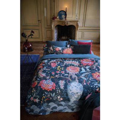 Pip Studio Pip Studio Tree of Life Dekbedovertrek - Donkerblauw 200 x 200/220 cm + 2x 60 x 70 cm
