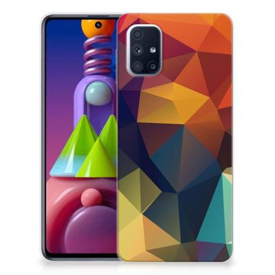 Samsung Galaxy M51 | TPU Hoesje | Polygon Color Samsung Galaxy M51 | TPU Hoesje | Polygon Color