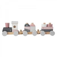 Label Label Stapeltrein roze - thumbnail