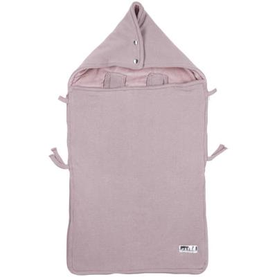 Meyco gebreide autostoel voetenzak Knit basic lilac