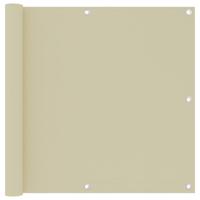 Balkonscherm 90x500 cm oxford stof crme - thumbnail