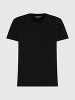 Tommy Hilfiger T-shirts O-hals stretch 3-pack zwart - thumbnail