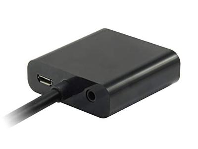 Equip 11903607 HDMI VGA Zwart kabeladapter/verloopstukje