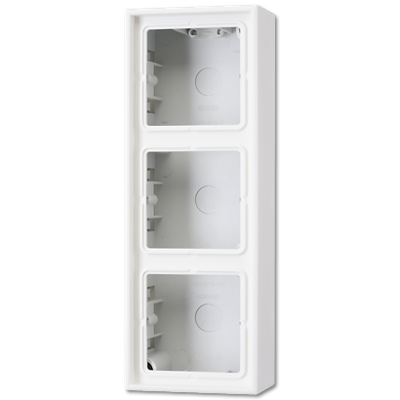 Jung LS983AWW opbouwrand 3-voudig alpin wit