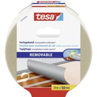 tesa REMOVABLE 55735-00014-11 Bevestigingstape Beige (l x b) 25 m x 50 mm 1 stuk(s) - thumbnail