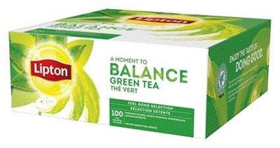 Thee lipton balance green tea 100x1.5gr | 12 stuks