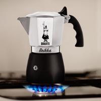 Italiaanse Koffiepot Bialetti BRIKKA Zwart Aluminium 2 Koppar - thumbnail