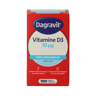 Dagravit Vitamine D pearls 400IU 100 Stuks