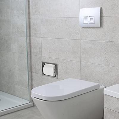 Saqu Essential inbouw reserverolhouder 20,8x14,7x74cm RVS Saqu Essential inbouw reserverolhouder 20,8x14,7x74cm RVS