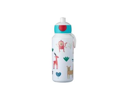 Mepal campus drinkfles pop-up 400 ml animal friends Mepal campus drinkfles pop-up 400 ml animal friends
