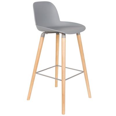 Zuiver Albert Kuip barkruk H75 Light Grey