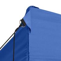 Vouwtent pop-up met 4 zijwanden 3x4,5 m blauw - thumbnail