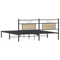 Bedframe zonder matras hout sonoma eikenkleurig 160x200 cm - thumbnail
