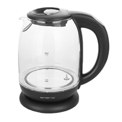 Emerio WK-119255 waterkoker Zwart, Transparant 2200 W Emerio WK-119255 waterkoker Zwart, Transparant 2200 W