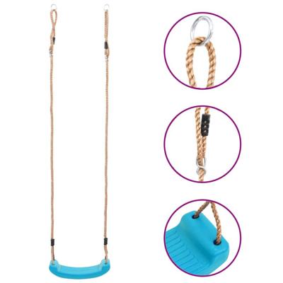 VidaXL Schommelzitje voor kinderen lichtblauw VidaXL Schommelzitje voor kinderen lichtblauw