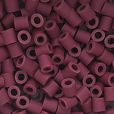 NABBI Biobeads van , afm 5x5 mm, gatgrootte 2,5 mm, medium, burgundy, 1000 stuk/ 1 doos