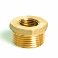 Zeskant verloopring - Fig.241 - Messing - buiten/binnen - 1" x 1/2" - thumbnail