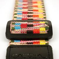 Cascha HH 2200 ukelele draagband jacquard regenboog - thumbnail