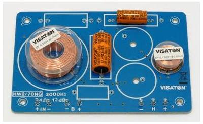 Visaton HW 2/70 NG - 4 Ohm 2-weg frequentiescheidingsfilter 4 Ω Visaton HW 2/70 NG - 4 Ohm 2-weg frequentiescheidingsfilter 4 Ω