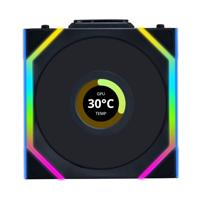 Lian Li Lian Li UNI FAN SL Wireless LCD Lüfter, ARGB, PWM - 120 mm, schwarz PC-ventilator Zwart (b x h x d) 120 x 124.5 x 28 mm - thumbnail