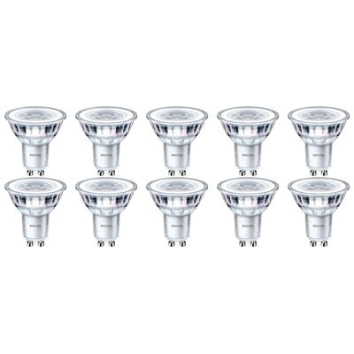 Philips LED Spot GU10 Dimbaar 10-Pack - 3W Natuurlijk Wit 4000K
