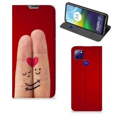 Motorola Moto G9 Power Hippe | Standcase | Liefde - Origineel Romantisch Cadeau