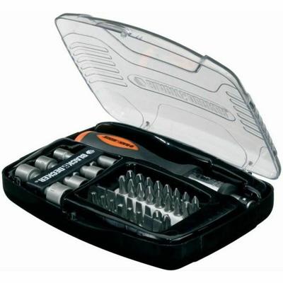 BLACK & DECKER ratelschroevendraaierset met 40 accessoires