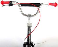 Volare step - jongens en meisjes - 16 inch - zwart/rood - thumbnail