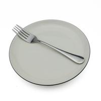 2 stuks cake fruit vork diner salade servies RVS vork (zilver) - thumbnail