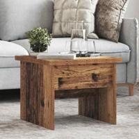 Salontafel Oud Hout 55 x 54,5 x 45 cm Bewerkt hout - thumbnail