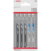 Bosch Accessories 2608667855 Decoupeerzaagbladenset Basic for Wood and Metal, 5-delig, universele schacht 5 stuk(s) - thumbnail