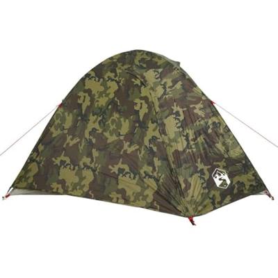 VidaXL Koepeltent 3-persoons waterdicht camouflage