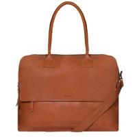 MyK Bag Focus Schoudertas / Handtas 15'' Caramel - thumbnail