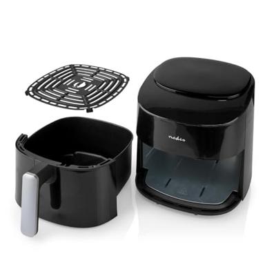 Heteluchtfriteuse | 4,2 l | Tijdschakelaar: 240 min | Aantal vooraf ingestelde programma's: 8 | Digitaal | Zwart Heteluchtfriteuse | 4,2 l | Tijdschakelaar: 240 min | Aantal vooraf ingestelde programma's: 8 | Digitaal | Zwart