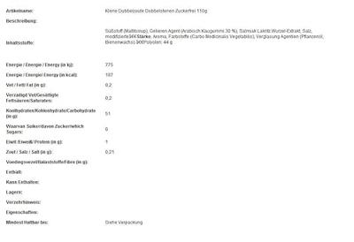 Klene Dubbelzoute Dobbelstenen Suikervrij