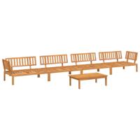 5-delige Loungeset pallet massief acaciahout - thumbnail