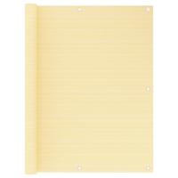 VidaXL Balkonscherm 120x300 cm hdpe beige - thumbnail