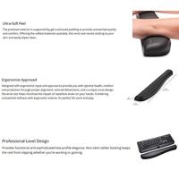 Kensington TAS Ergosoft Gel-polssteun Ergonomisch, Antislip Zwart - thumbnail