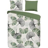 Good Morning Dekbedovertrek "bladeren" - Multi - (200x200/220 cm) - Katoen - thumbnail