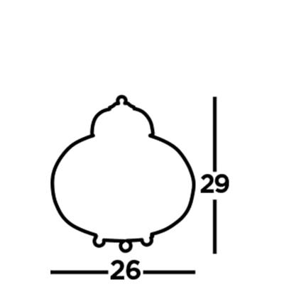 Searchlight Marokaanse stijl tafellampFretwork RVS - EU8221-1SS